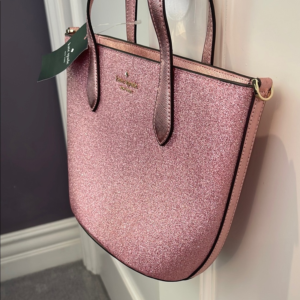 kate spade Pink Glitter purse - Picture 2 of 7